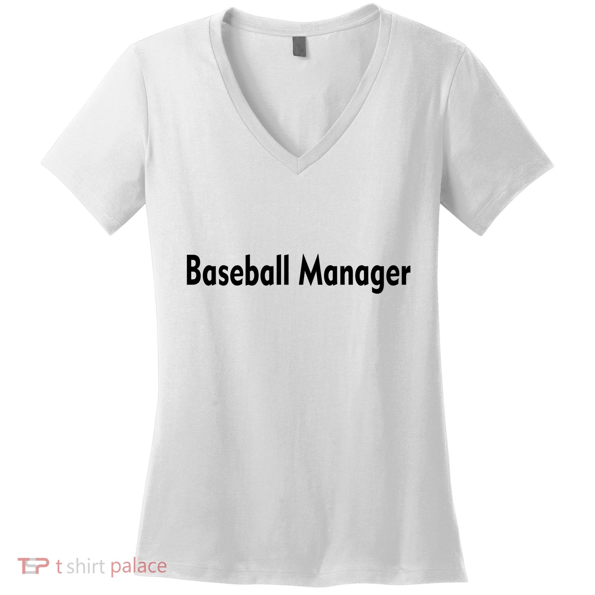 Baseball Manager Women's V-Neck T-Shirt