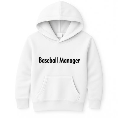 Baseball Manager Kids Hoodie