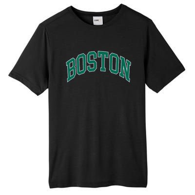 Boston Massachusetts Tall Fusion ChromaSoft Performance T-Shirt