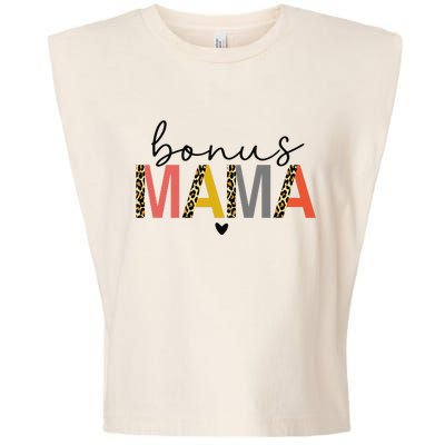 Bonus Mama Bonus Mom Stepmom Step Mama Mother's Day Present Garment-Dyed Women's Muscle Tee