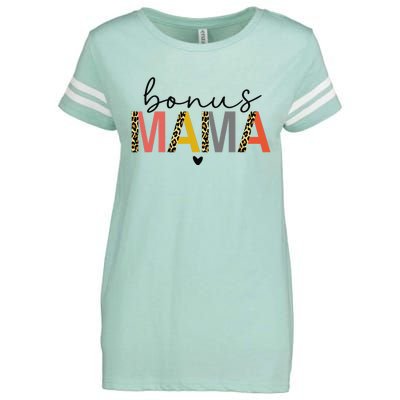 Bonus Mama Bonus Mom Stepmom Step Mama Mother's Day Present Enza Ladies Jersey Football T-Shirt