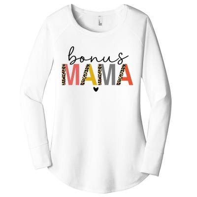 Bonus Mama Bonus Mom Stepmom Step Mama Mother's Day Present Women's Perfect Tri Tunic Long Sleeve Shirt