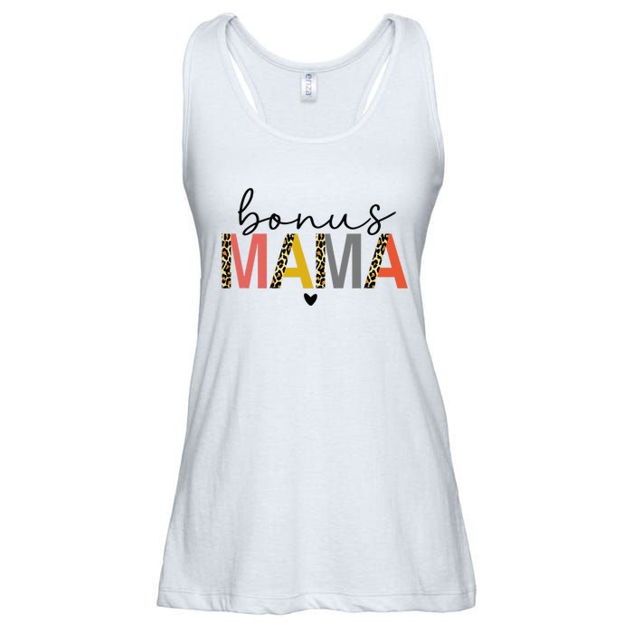 Bonus Mama Bonus Mom Stepmom Step Mama Mother's Day Present Ladies Essential Flowy Tank