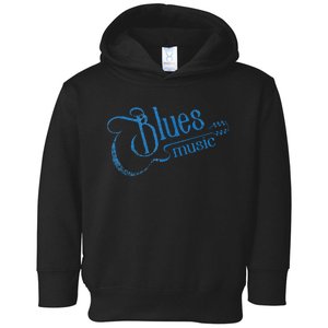 Blues Music Blues Lover Musician Guitarist Guitar Player Toddler Hoodie