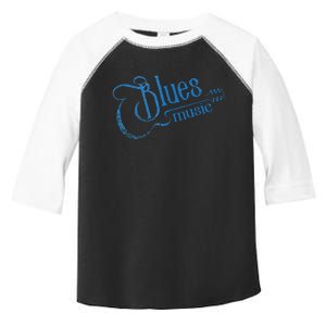 Blues Music Blues Lover Musician Guitarist Guitar Player Toddler Fine Jersey T-Shirt