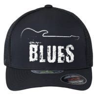 Blues Music Blues Guitar Vintage Flexfit Unipanel Trucker Cap