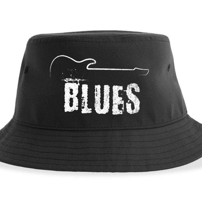 Blues Music Blues Guitar Vintage Sustainable Bucket Hat