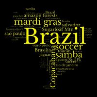 Brazil Map Brazilian Soccer Copacabana Brasil Men Women Gift Baby Bodysuit