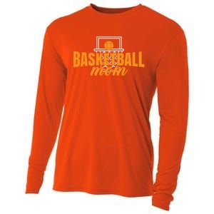 Basketball Mom Basketball Game Mother Mama Basketball Gift Cooling Performance Long Sleeve Crew