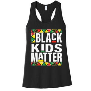 black matter black history month funny pride Women's Racerback Tank