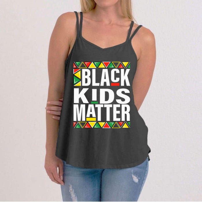 black matter black history month funny pride Women's Strappy Tank