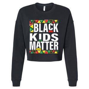 black matter black history month funny pride Cropped Pullover Crew