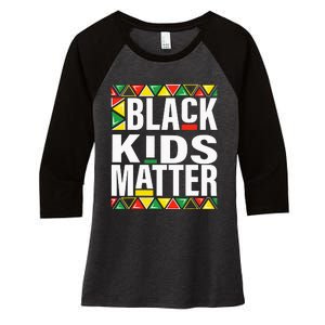 black matter black history month funny pride Women's Tri-Blend 3/4-Sleeve Raglan Shirt