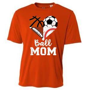 Baseball Mom Basketball Football Gift Cooling Performance Crew T-Shirt