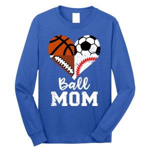 Baseball Mom Basketball Football Gift Long Sleeve Shirt