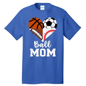 Baseball Mom Basketball Football Gift Tall T-Shirt