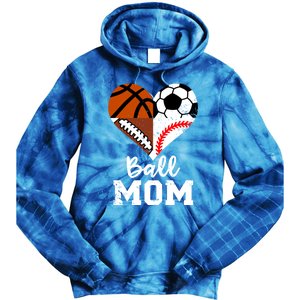 Baseball Mom Basketball Football Gift Tie Dye Hoodie