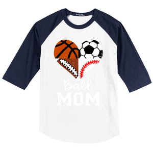 Baseball Mom Basketball Football Gift Baseball Sleeve Shirt