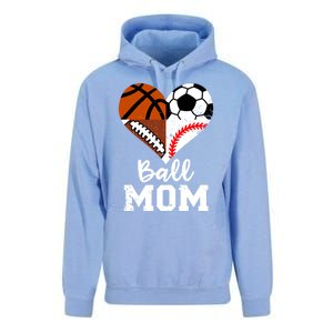 Baseball Mom Basketball Football Gift Unisex Surf Hoodie