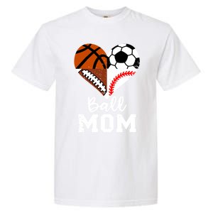 Baseball Mom Basketball Football Gift Garment-Dyed Heavyweight T-Shirt