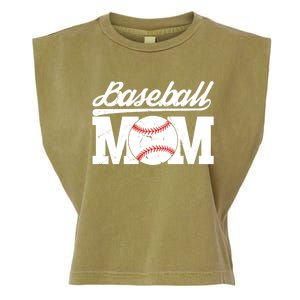 Baseball Mom Garment-Dyed Women's Muscle Tee