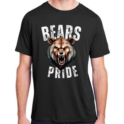 Bears Mascot Back To School Spirit Pride Sport Fans Game Day Adult ChromaSoft Performance T-Shirt