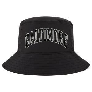 Baltimore Maryland Cool Comfort Performance Bucket Hat