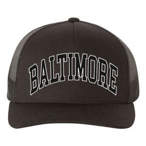 Baltimore Maryland Yupoong Adult 5-Panel Trucker Hat