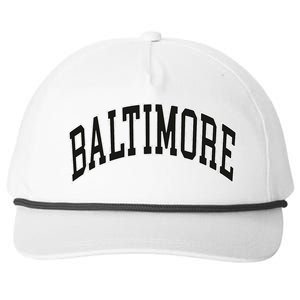 Baltimore Maryland Snapback Five-Panel Rope Hat