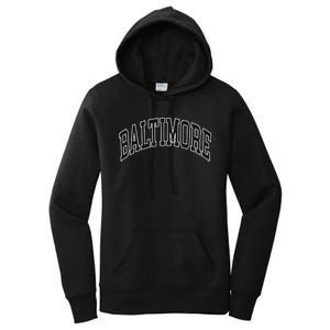 Baltimore Maryland Women's Pullover Hoodie