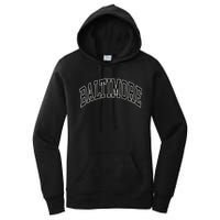 Baltimore Maryland Women's Pullover Hoodie