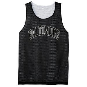 Baltimore Maryland Mesh Reversible Basketball Jersey Tank