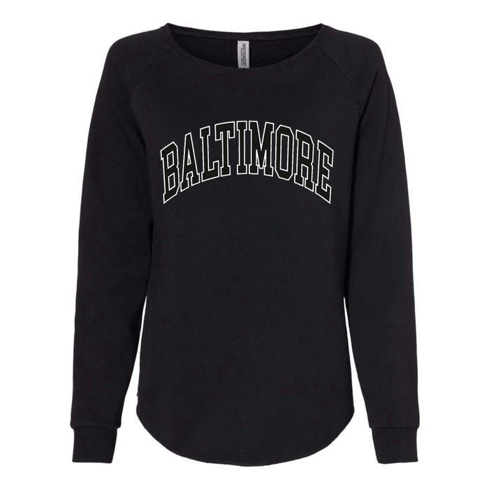 Baltimore Maryland Womens California Wash Sweatshirt