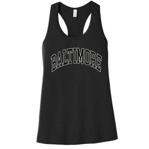 Baltimore Maryland Women's Racerback Tank