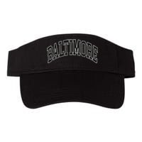 Baltimore Maryland Valucap Bio-Washed Visor