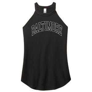 Baltimore Maryland Women's Perfect Tri Rocker Tank