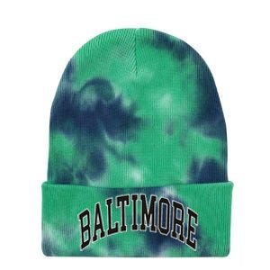 Baltimore Maryland Tie Dye 12in Knit Beanie