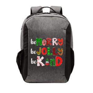 Be Merry Be Jolly Be Kind Merry Christmas Teacher Xmas Pjs Vector Backpack