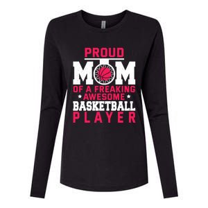 Basketball Mom Bball Player Mother Theme Quote Gift Womens Cotton Relaxed Long Sleeve T-Shirt