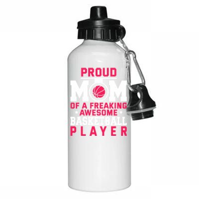 Basketball Mom Bball Player Mother Theme Quote Gift Aluminum Water Bottle