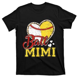 Ball Mom Baseball Softball funny Team Sports T-Shirt