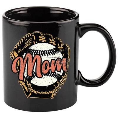 Baseball Mom Baseball Baseball Lover 11oz C Handle Ceramic Mug