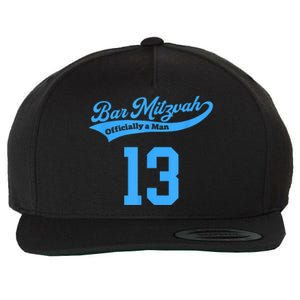 Bar Mitzvah Wool Snapback Cap