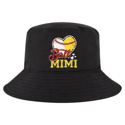 Ball Mom Baseball Softball Mimi Team Sports Cool Comfort Performance Bucket Hat