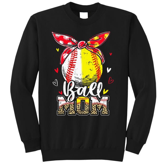 Ball Mom Baseball Softball Mom Mothers Day Mama Sweatshirt