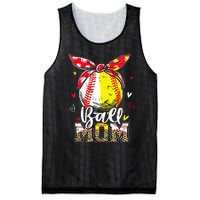 Ball Mom Baseball Softball Mom Mothers Day Mama Mesh Reversible Basketball Jersey Tank