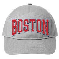 Boston Massachusetts 7-Panel Snapback Hat