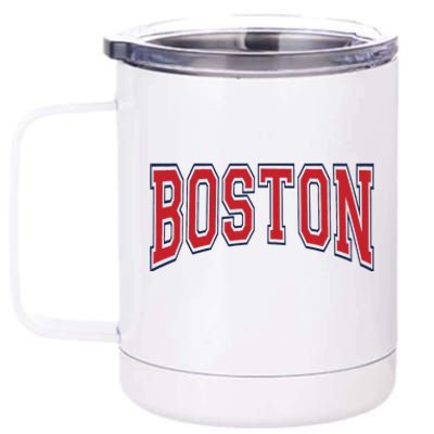 Boston Massachusetts 12 oz Stainless Steel Tumbler Cup