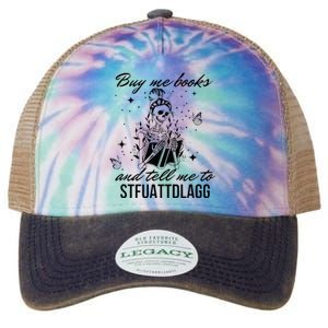 Buy Me Books And Tell Me To Stfuattdlagg Legacy Tie Dye Trucker Hat