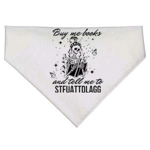 Buy Me Books And Tell Me To Stfuattdlagg USA-Made Doggie Bandana